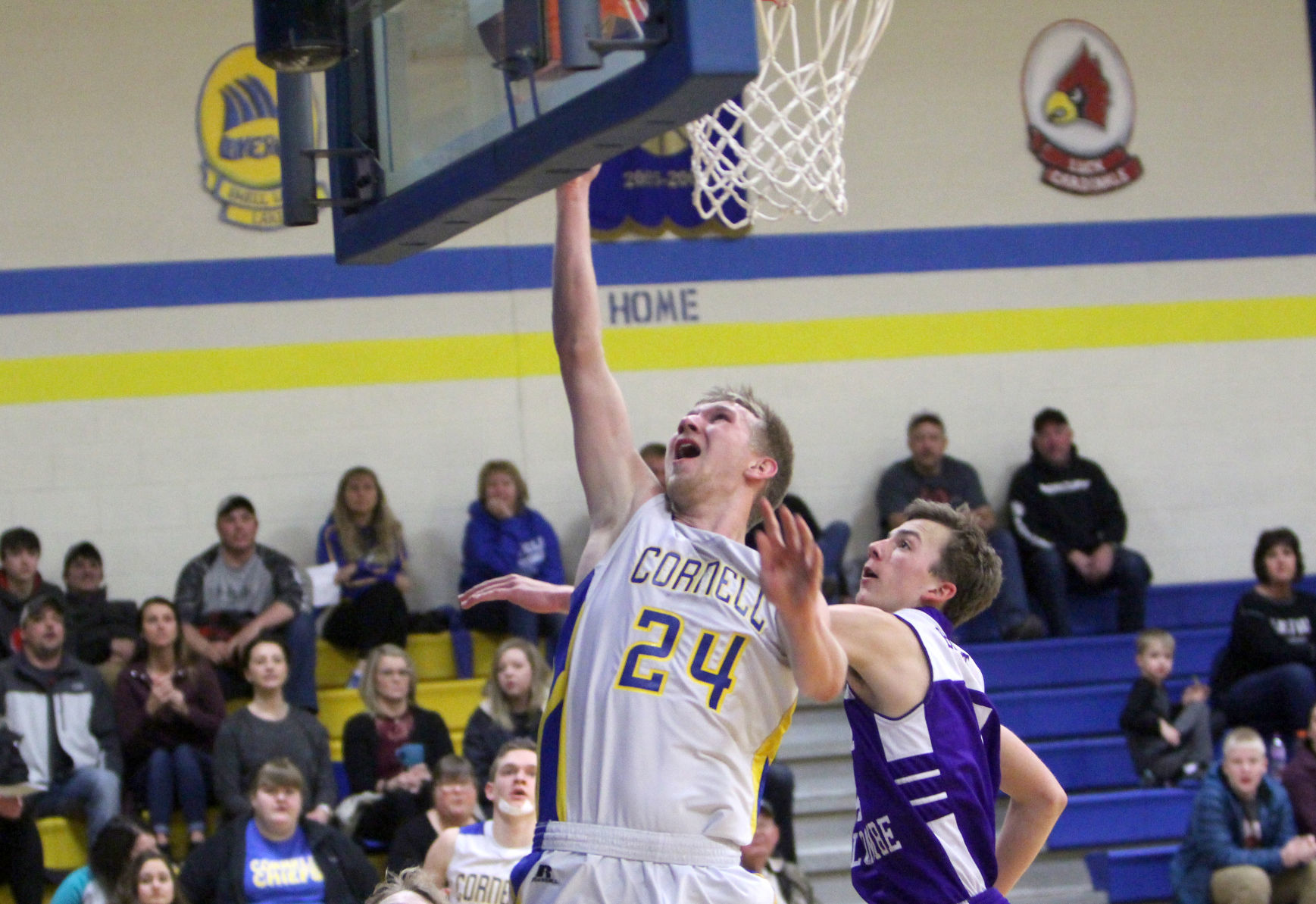 Lake Holcombe at Cornell boys basketball 1-10-19